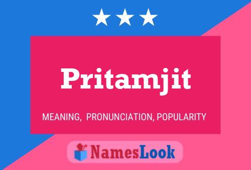 Pritamjit Name Poster