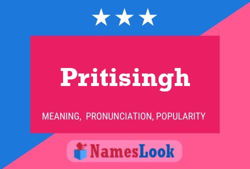 Pritisingh Name Poster