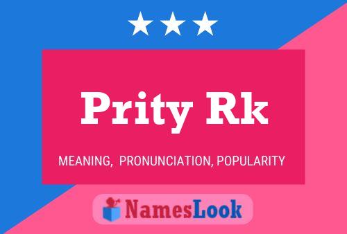 Prity Rk Name Poster