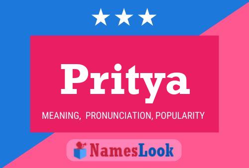 Pritya Name Poster