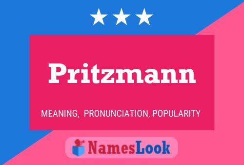 Pritzmann Name Poster