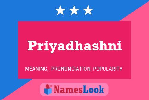 Priyadhashni Name Poster