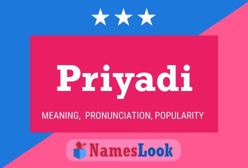 Priyadi Name Poster