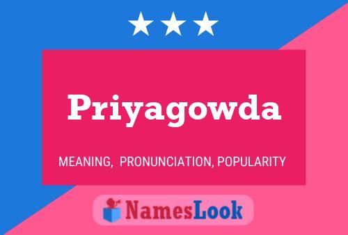 Priyagowda Name Poster