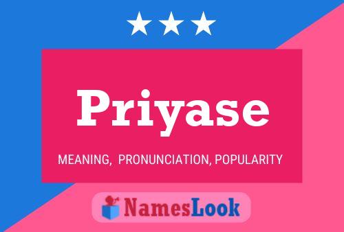 Priyase Name Poster