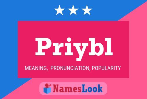 Priybl Name Poster