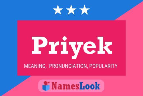 Priyek Name Poster