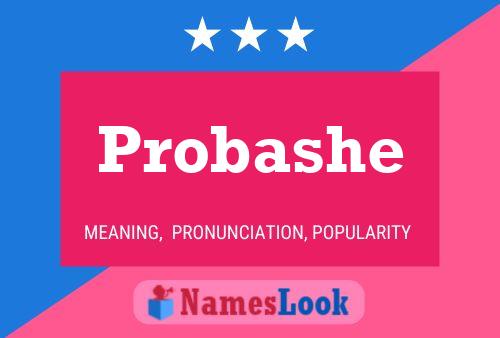 Probashe Name Poster