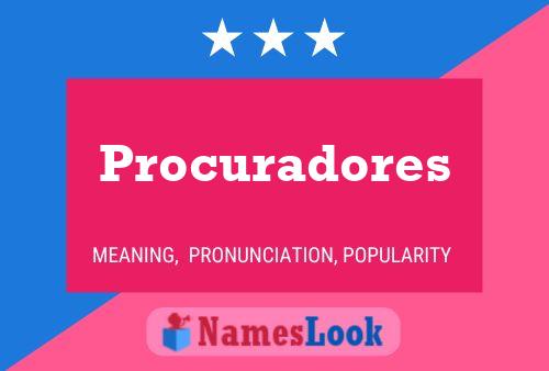 Procuradores Name Poster