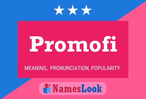 Promofi Name Poster