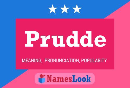 Prudde Name Poster