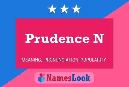 Prudence N Name Poster