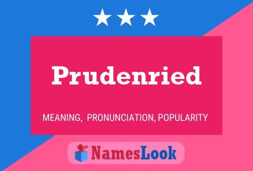 Prudenried Name Poster