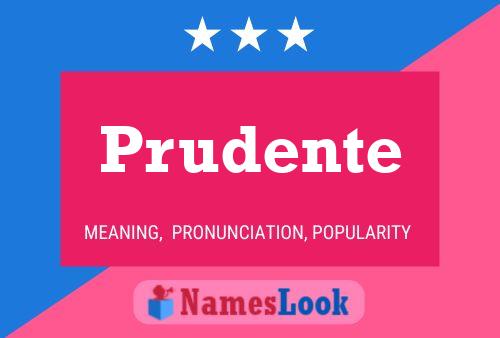 Prudente Name Poster