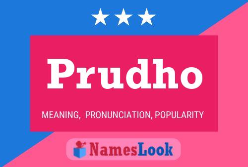 Prudho Name Poster