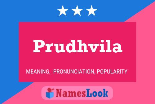 Prudhvila Name Poster