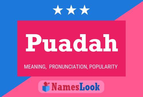 Puadah Name Poster