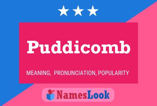 Puddicomb Name Poster