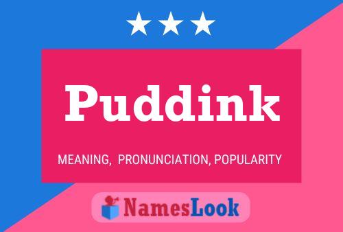 Puddink Name Poster