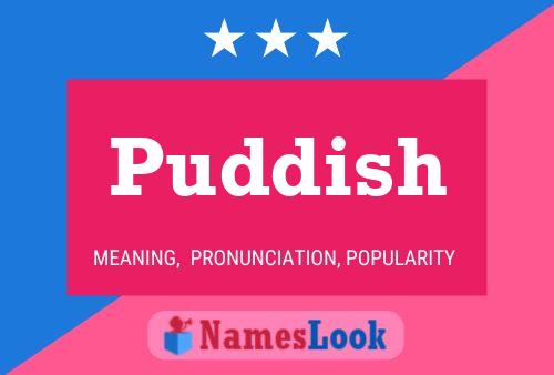 Puddish Name Poster