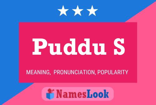 Puddu S Name Poster