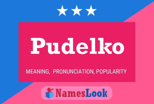 Pudelko Name Poster