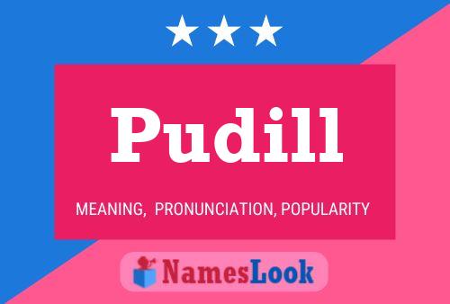 Pudill Name Poster