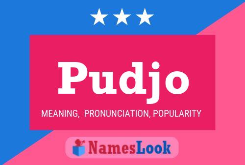 Pudjo Name Poster