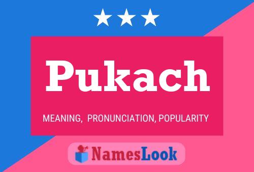 Pukach Name Poster