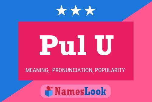 Pul U Name Poster