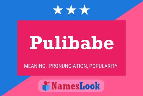 Pulibabe Name Poster