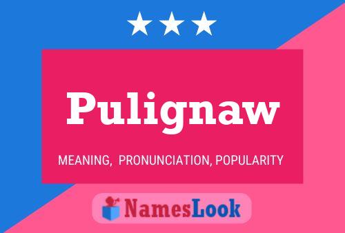 Pulignaw Name Poster