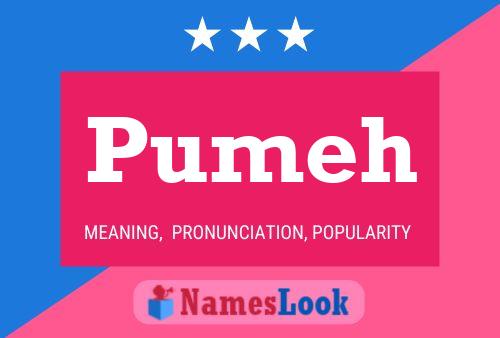 Pumeh Name Poster