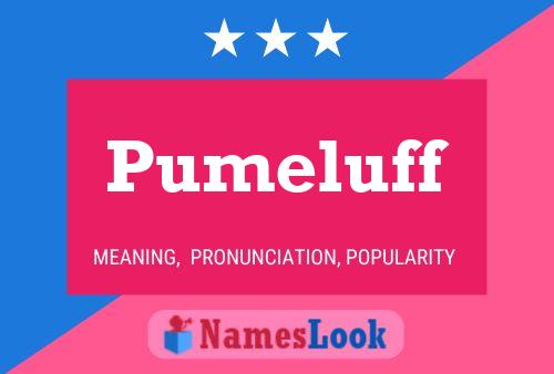 Pumeluff Name Poster