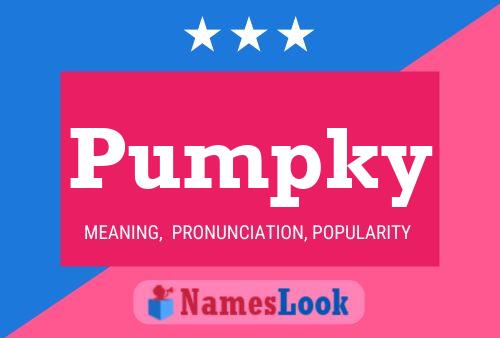 Pumpky Name Poster