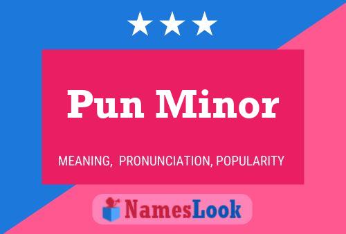 Pun Minor Name Poster