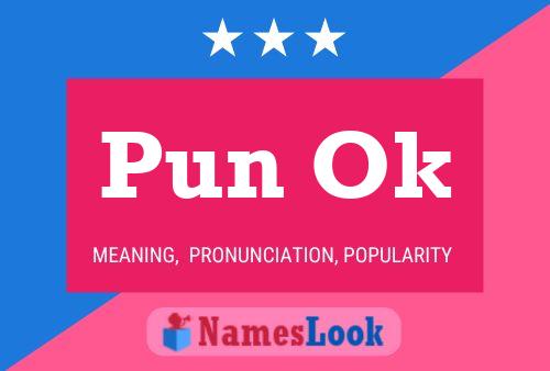 Pun Ok Name Poster