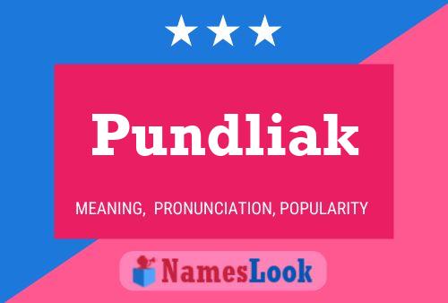 Pundliak Name Poster