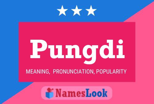 Pungdi Name Poster