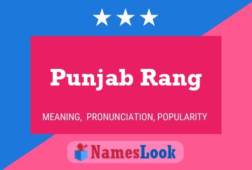 Punjab Rang Name Poster