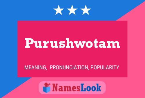 Purushwotam Name Poster