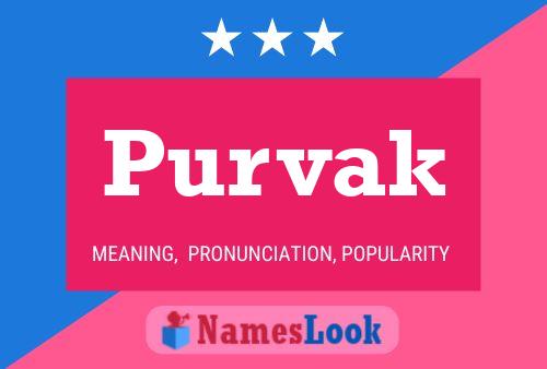 Purvak Name Poster