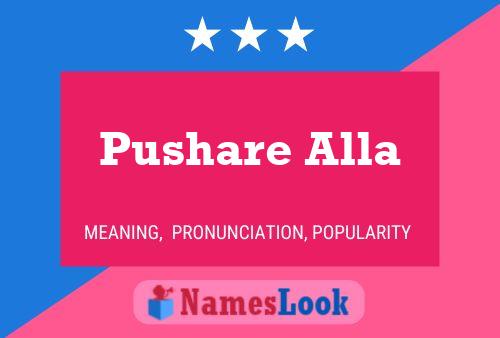 Pushare Alla Name Poster