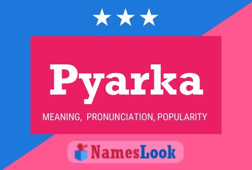 Pyarka Name Poster