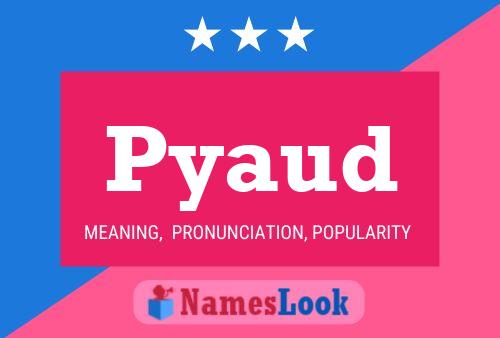 Pyaud Name Poster