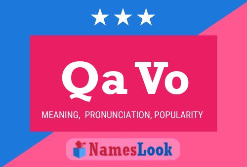 Qa Vo Name Poster