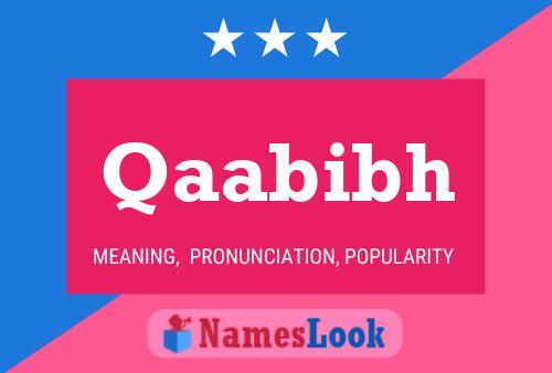 Qaabibh Name Poster