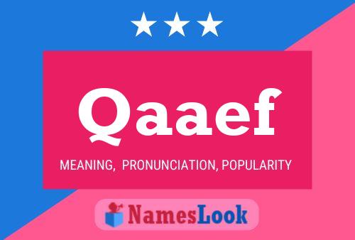 Qaaef Name Poster