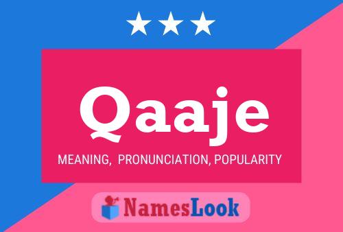 Qaaje Name Poster