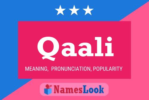 Qaali Name Poster